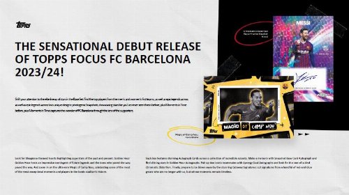 Topps - 2023-24 Focus FC Barcelona Hobby Box (15
Κάρτες)