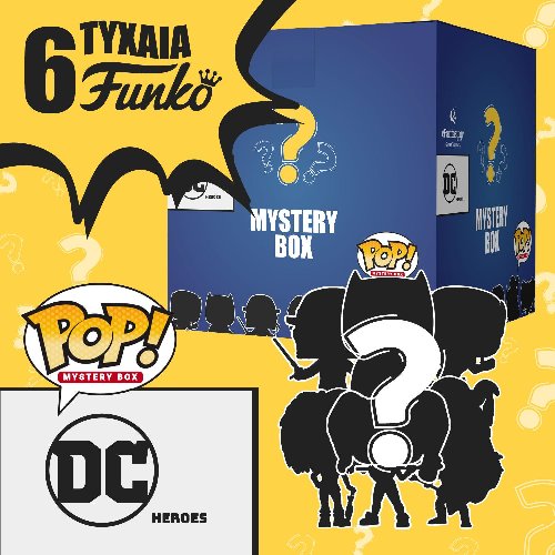 Mystery Box - MysteryPOP! DC Edition (4 Standard
+ 2 Exclusive Funko POP!)