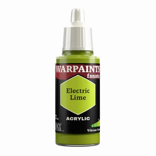 The Army Painter - Warpaints Fanatic: Electric Lime
Χρώμα Μοντελισμού (18ml)