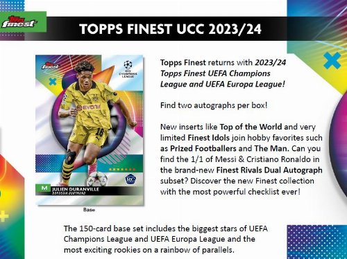 Topps - 2023-24 Finest UCC Football Hobby Box (6
Φακελάκια)