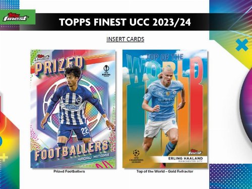Topps - 2023-24 Finest UCC Soccer Hobby Box (6
Packs)