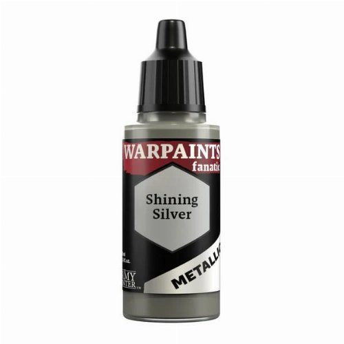 The Army Painter - Warpaints Fanatic Metallic: Shining
Silver Χρώμα Μοντελισμού (18ml)