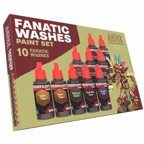 The Army Painter - Warpaints Fanatic: Washes Paint Set
(10 Χρώματα)