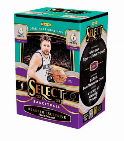 Panini - 2023-24 Select NBA Basketball Blaster
Box (24 Cards)