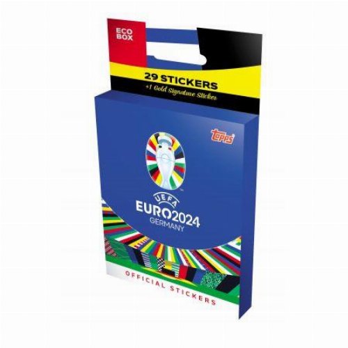 Topps - UEFA Germany Euro 2024 Αυτοκόλλητα Eco Box (30
Αυτοκόλλητα)