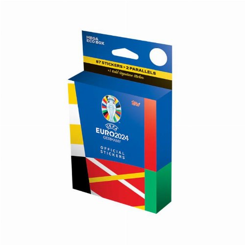 Topps - UEFA Germany Euro 2024 Stickers Mega Eco
Box (90 Stickers)