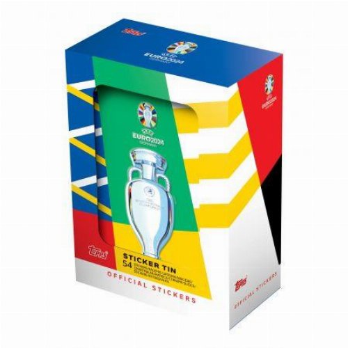 Topps - UEFA Germany Euro 2024 Αυτοκόλλητα Tin Box (54
Αυτοκόλλητα)