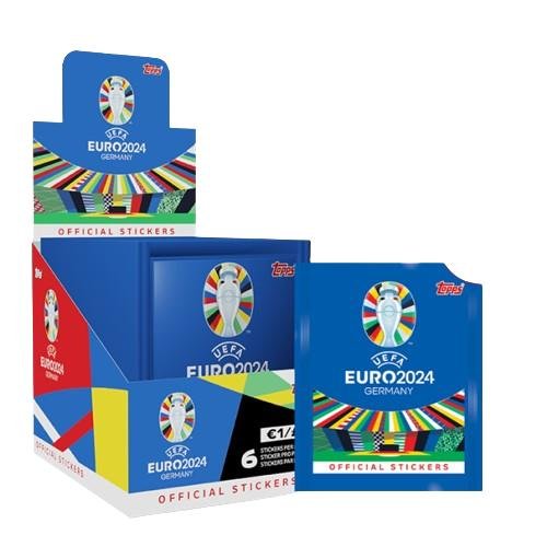Topps - UEFA Germany Euro 2024 Αυτοκόλλητα Booster
Display (50 Φακελάκια Σύνολο 300 Αυτοκόλλητα)