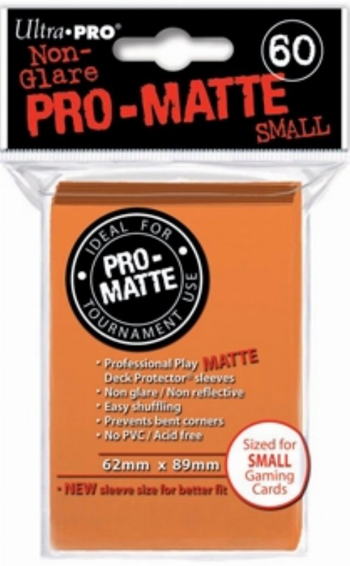 Ultra Pro Japanese Small Size Card Sleeves 60ct
- Matte Orange