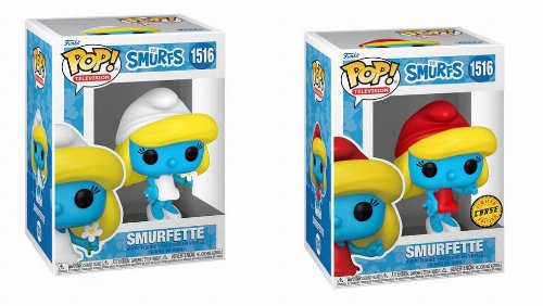 Figures Funko POP! Bundle of 2: The Smurfs -
Smurfette #1516 & Chase