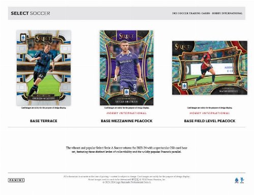 Panini - 2023-24 Select Serie A Soccer
International Hobby Box (12 Packs)