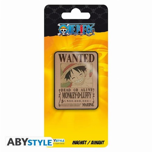One Piece - Wanted Luffy Magnet
(5.2x3.7cm)