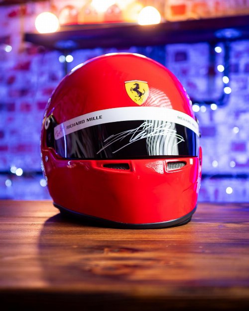 Memorabilia - Charles Leclerc Signed Ferrari
Full-Sized Helmet (Authenticated by Beckett)