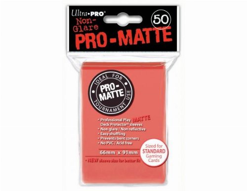 Ultra Pro Card Sleeves Standard Size 50ct - Pro-Matte
Peach