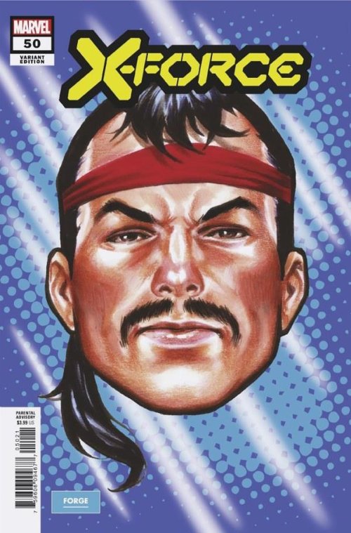 Τεύχος Κόμικ X-Force #50 Headshot Variant
Cover
