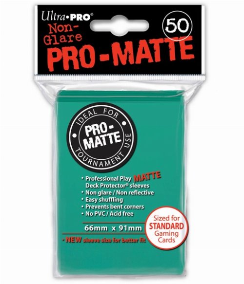 Ultra Pro Card Sleeves Standard Size 50ct - Pro-Matte
Aqua