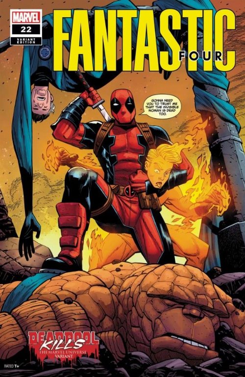 Fantastic Four #22 Deadpool Kills The Marvel
Universe Variant Cover