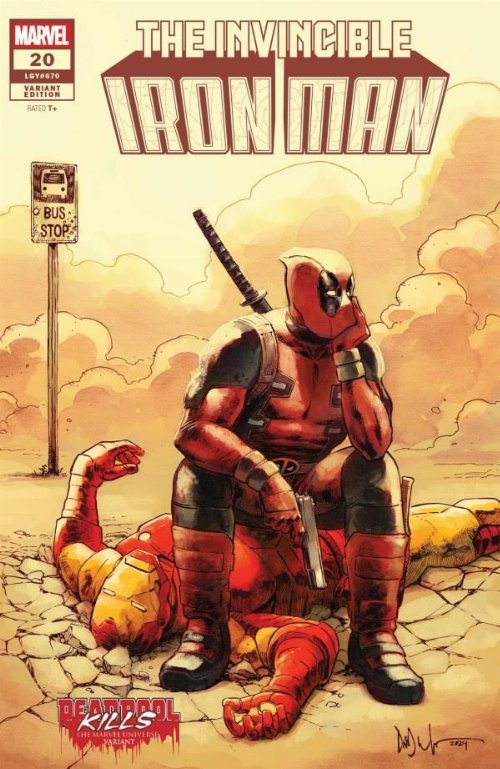 The Invincible Iron Man #20 Deadpool Kills The
Marvel Universe Variant Cover