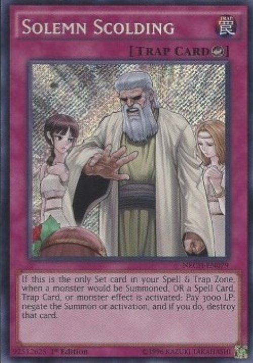 Solemn Scolding