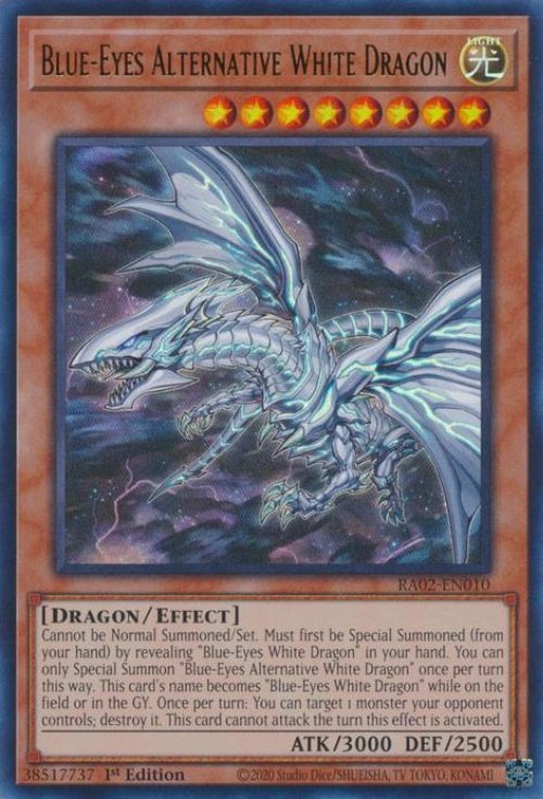 Blue-Eyes Alternative White Dragon (V.1 - Super
Rare)