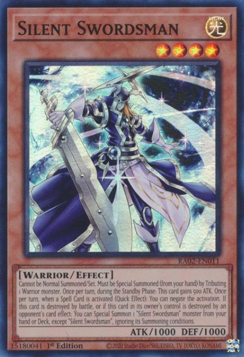 Silent Swordsman (V.1 - Super Rare)