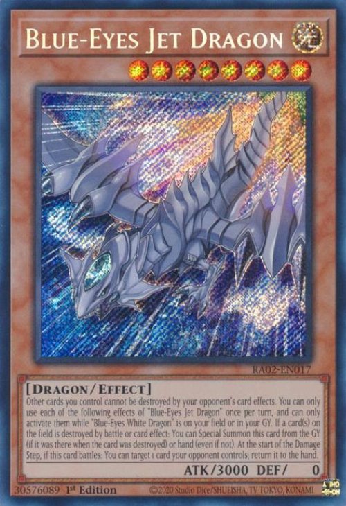 Blue-Eyes Jet Dragon (V.3 - Secret Rare)