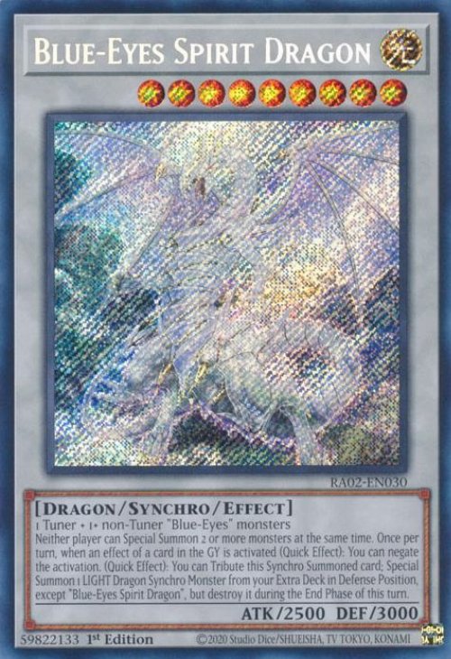 Blue-Eyes Spirit Dragon (V.3 - Secret
Rare)