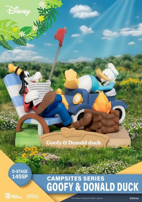 Disney: D-Stage - Goofy & Donald Duck
(Campsite Series) Statue Figure (10cm) Special
Edition