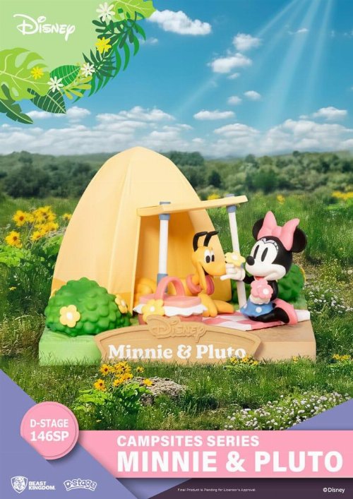 Disney: D-Stage - Mini & Pluto (Campsite
Series) Statue Figure (10cm) Special Edition