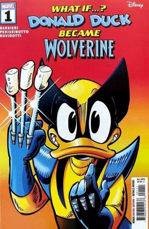 Τεύχος Κόμικ What If...? Donald Duck Became Wolverine
#1