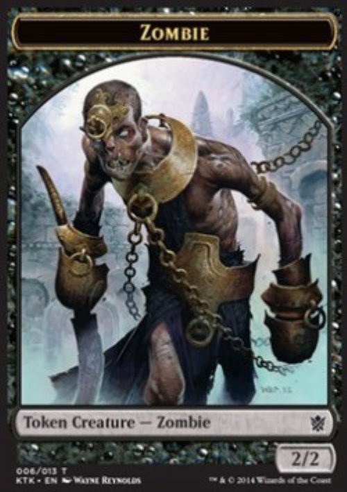 Zombie Token (Black 2/2)
