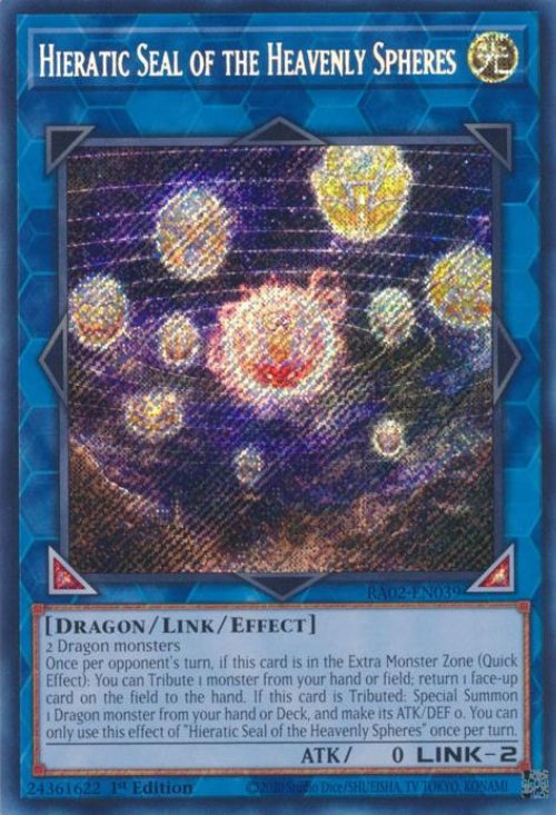 Hieratic Seal of the Heavenly Spheres (V.3 - Secret
Rare)