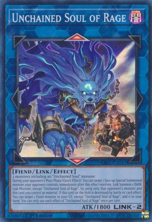 Unchained Soul of Rage (V.1 - Super
Rare)