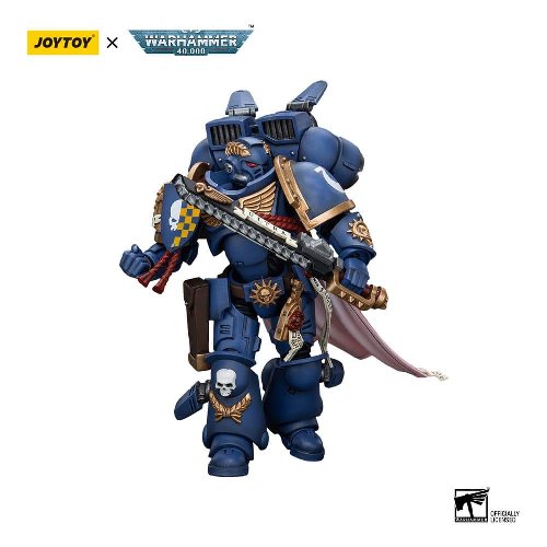 Warhammer 40000 - Ultramarines Captain With Jump
Pack 1/18 Action Figure (12cm)