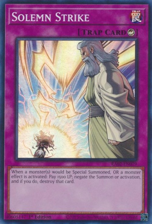 Solemn Strike (V.1 - Super
Rare)