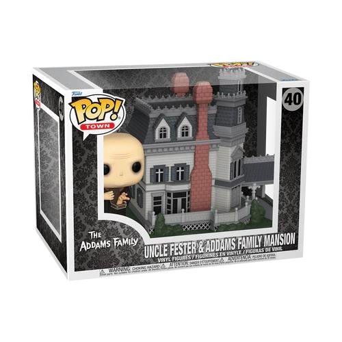 Figure Funko POP! Town: The Addams Family -
Uncle Fester & Addams Family Mansion #40