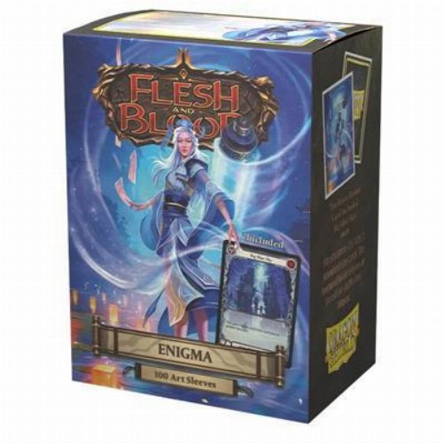 Dragon Shield Art Sleeves Standard Size - Flesh
& Blood: Enigma (100 Sleeves) Includes Promo
Card