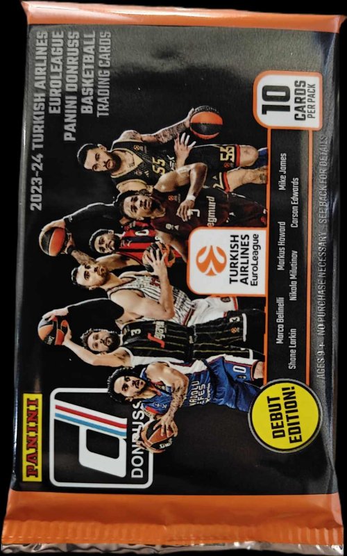 Panini - 2023-24 Donruss Turkish Airlines Euroleague
Basketball Φακελάκι (10 Κάρτες)