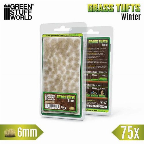 Green Stuff World - Winter White Blossom Tufts 6mm (75
τεμάχια)