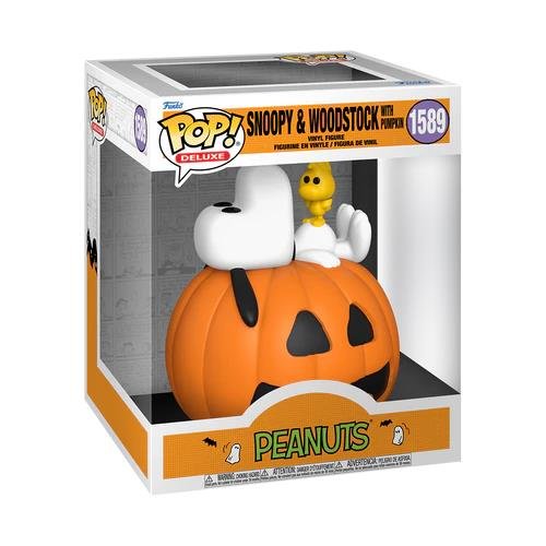 Figure Funko POP! Deluxe: Peanuts - Snoopy &
Woodstock with Pumpkin #1589