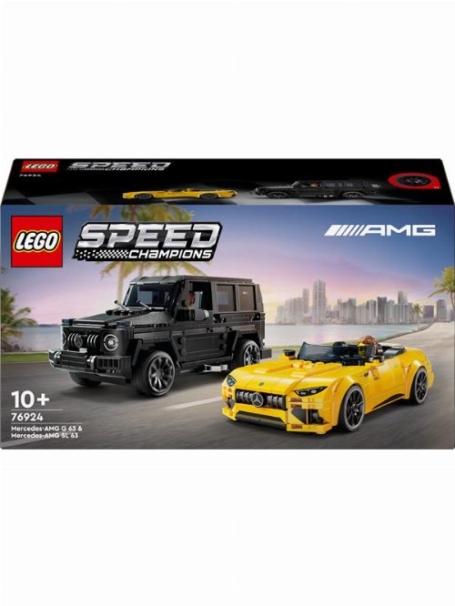 LEGO Speed Champions - Mercedes-AMG G 63 and
Mercedes-AMG SL 63 (76924)