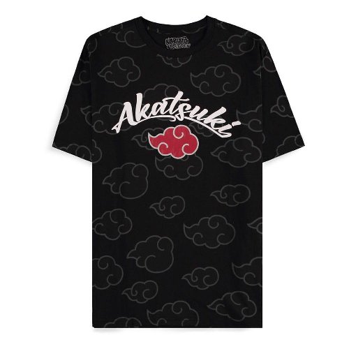 Naruto Shippuden - Akatsuki All Over Black T-Shirt
(L)