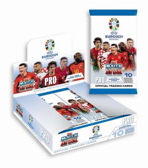 Topps - Match Attax Euro 2024 Cards Premium Pro
Booster Display (10 Packs)