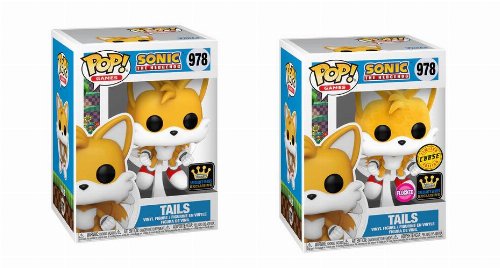 Figures Funko POP! Bundle of 2: Sonic the
Hedgehog - Tails #978 & Chase (Specialty
Series)