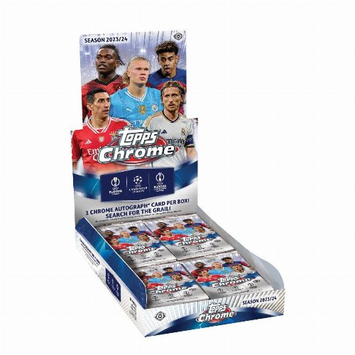 Topps - 2023-24 Chrome UEFA Club Competitions UCC
Football Hobby Box (20 Φακελάκια)