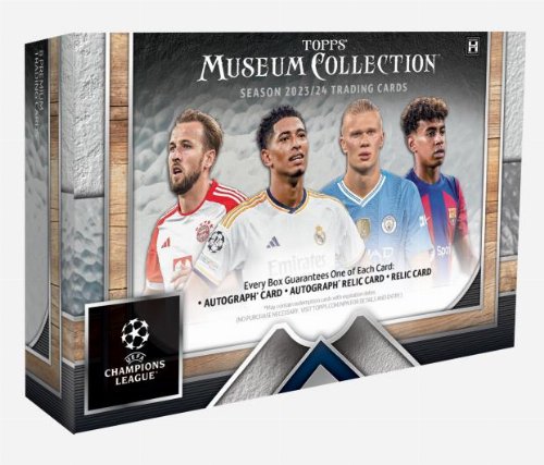 Topps - 2023-24 Museum UEFA Champions League
Soccer Hobby Box (8 Cards)