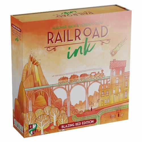 Board Game Railroad Ink Challenge: Blazing Red
Edition