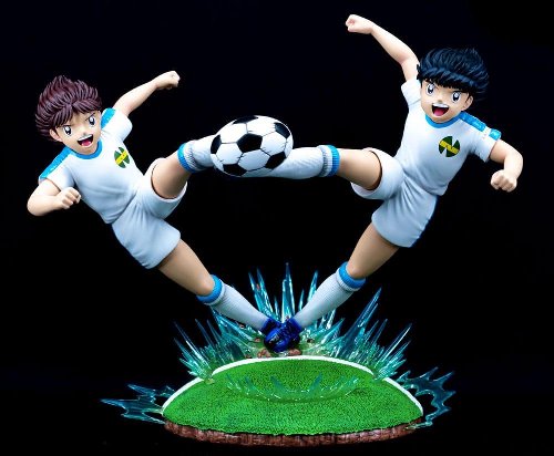 Captain Tsubasa - Golden Twins Tsubasa Ozora
& Taro Misaki Statue Figure (32cm)