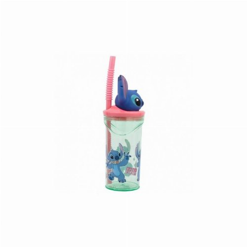 Disney: Lilo & Stitch - Stitch and Flowers Ποτήρι
με Καλαμάκι