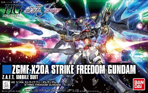 Gundam Seed Destiny - High Grade Gunpla:
ZGMF-X20A Strike Freedom Gundam 1/72 Model Kit